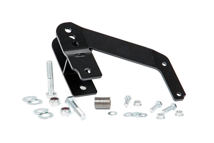 Rough Country Rear Track Bar Bracket for 2007-2018 Jeep Wrangler JK - 1167, Black