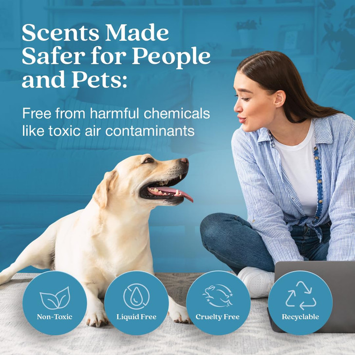Enviroscent Non-Toxic Air Freshener Plug Hub® Warmer Refillable Kit - Refillable Plug-in Air Freshener - Home Fragrance Lasts Up to 45 Days - Mother