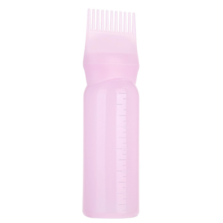 Root Comb Applicator Bottle, Hair Color Brush Applicator, 160ml Hair Dye Brush Bottle, Hair Dyeing Coloring Bottle Brush Shampoo Hair Color Oil Comb