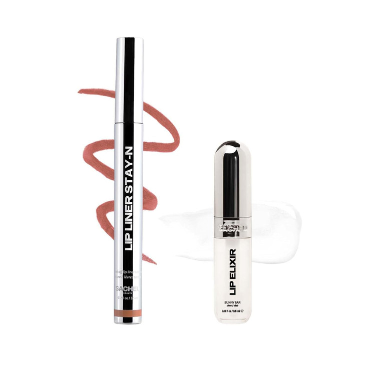 Sacheu Lip Liner STAY-N Peel Off Lip Stain  Long Lasting Waterproof Lip Tint with Hyaluronic Acid & Vitamin E  Transfer Proof Matte Finish, Vegan &