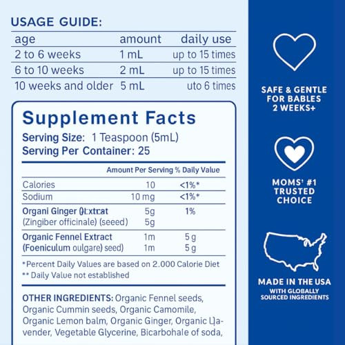 Babies Magic T Baby Sleep Gripe Water for Baby Colic and Gas Relief- Gentle & Safe- Supports Comfort from Colic and Gas