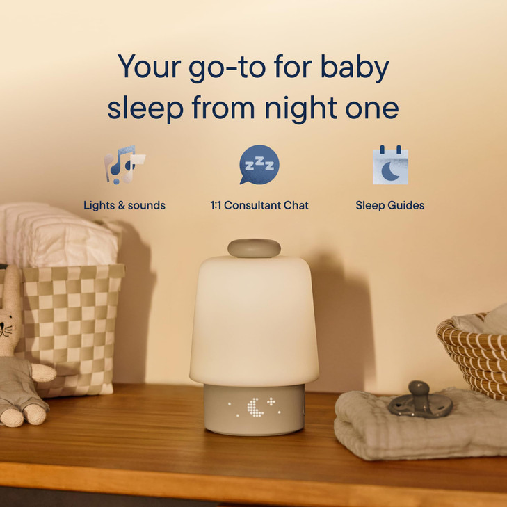 Hatch Baby Sound Machine, Night Light | Sleep Support | Registry Essential, Routine Builder, Time-to-Rise Alarm Clock, White Noise, Nursery Stories,
