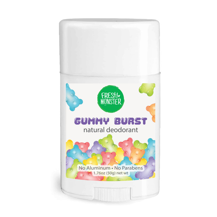 Fresh Monster Natural Deodorant for Kids & Teens I Mom's Choice Gold Award Winner | Aluminum-Free, Paraben-Free, Hypoallergenic I 24-Hour Protection