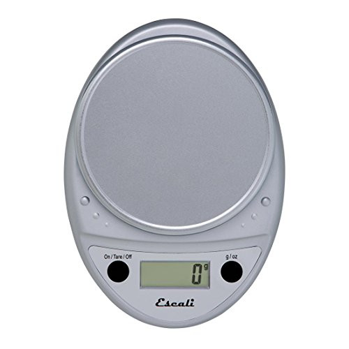 Escali Primo Digital Food Scale Multi-Functional Kitchen Scale and Baking Scale for Precise Weight Measuring and Portion Control, 8.5 x 6 x 1.5 inche
