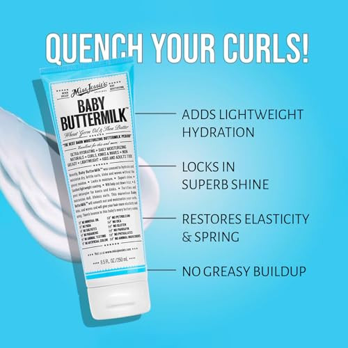 Miss Jessie's Baby Buttermilk 8.5 oz Cream: Unisex, Hydrating, Lightweight Moisturizer for Dry Skin