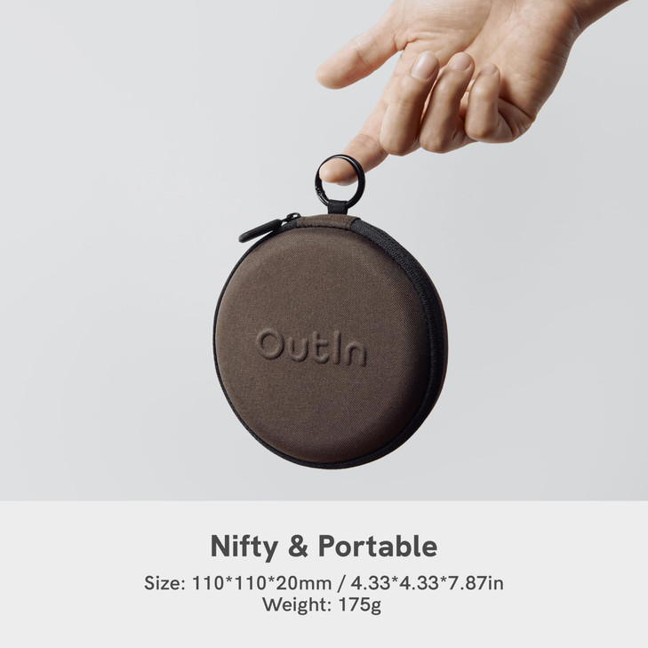 OutIn Claro Portable Coffee Scale, Espresso Scale 2kg/0.1g Accurate Measurement, Pour Over Coffee Scale Multiple Modes, Timer Function, Rechargeable,