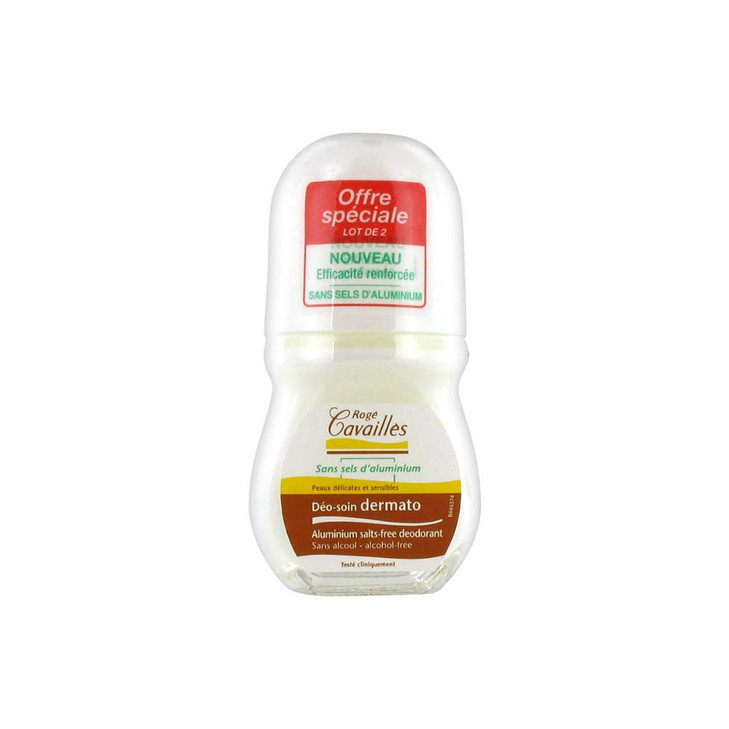 Roge Cavailles Dermatological Deo-Care Roll-on 2X50ml