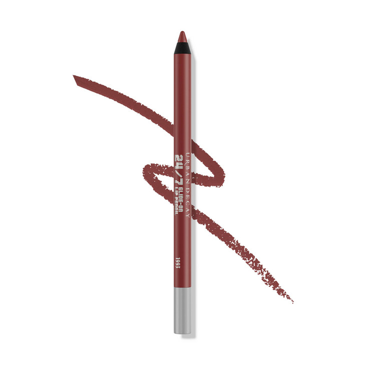 URBAN DECAY 24/7 Glide-On Waterproof Lip Pencil (1993 - Medium Brown), Smudge-Proof, Longwearing Lip Liner, Smooth & Creamy Colors, Moisturizing Form