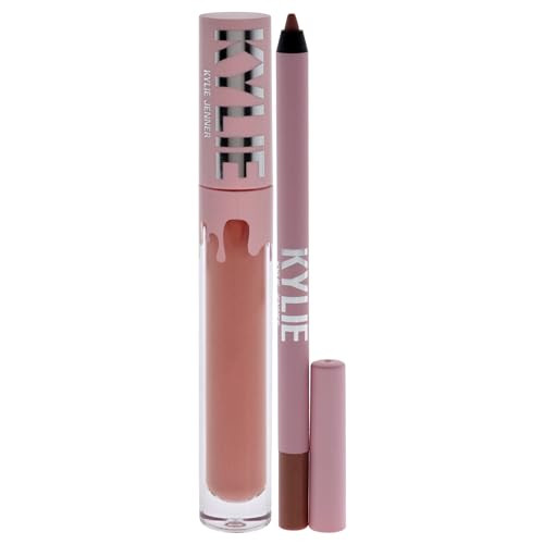 Matte Lip Kit - 700 Bare by Kylie Cosmetics for Women - 2 Pc 0.10oz Matte Liquid Lipstick, 0.03oz Lip Liner