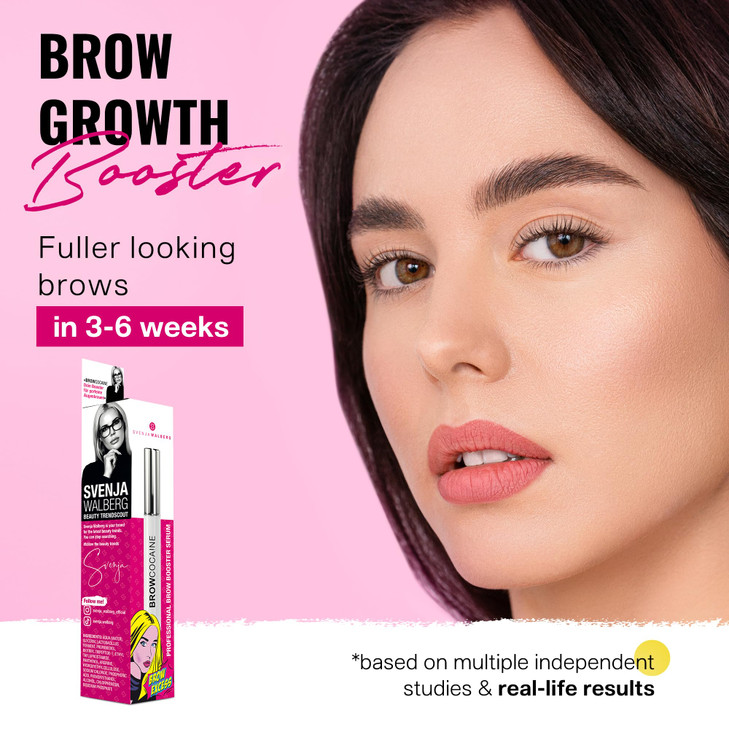 BROWCOCA!NE Brow Thickener & Lengthener - Eyebrow Enhancer for Fuller, Defined Brows - Paraben-free - Nourishing & Volumizing Formula- Easy to Apply