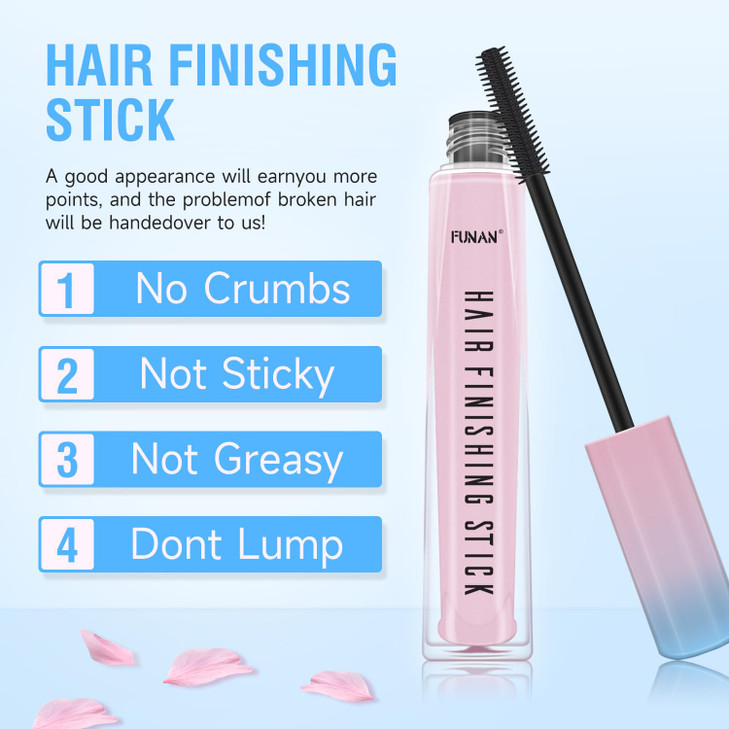 SUOFEIYA Hair Finishing Stick, Flyaway Feel Stick Hair, Small Broken Hairs Finishing Cream, Non-Greasy and Non-Sticky (1 Pack)