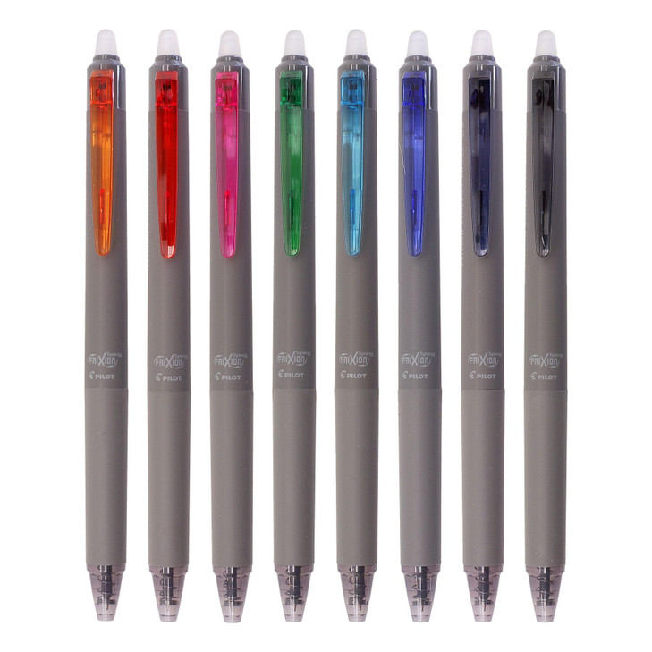 PILOT Ballpoint Pen, FriXion Synergy Knock, 0.3mm, Set of 8 Colors, LFSK138C