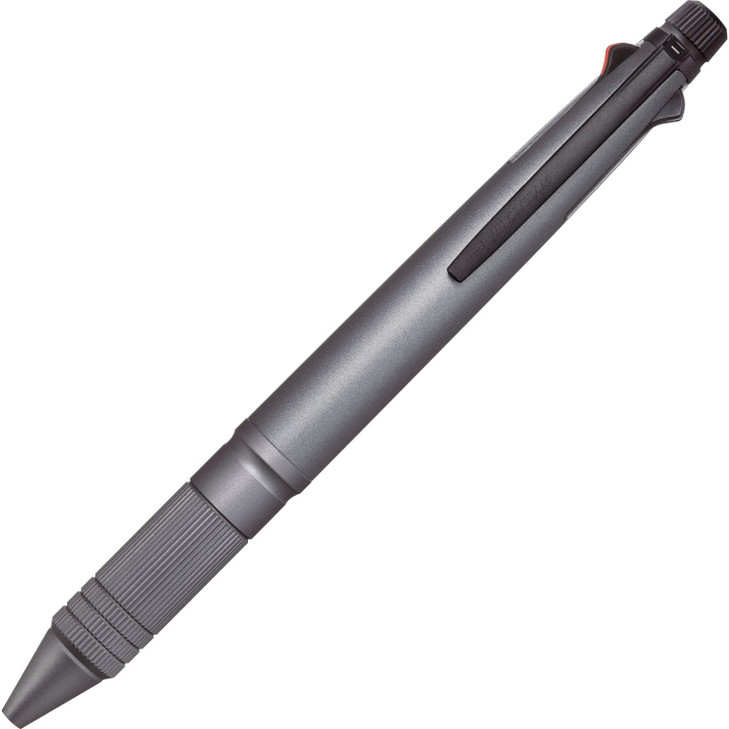 uni Jetstream 4&1 Metal Edition, 0.5mm Ballpoint Pen (Black, Red, Blue, Green) and 0.5mm Mechanical Pencil, Gun Metallic (MSXE52000A05.43)