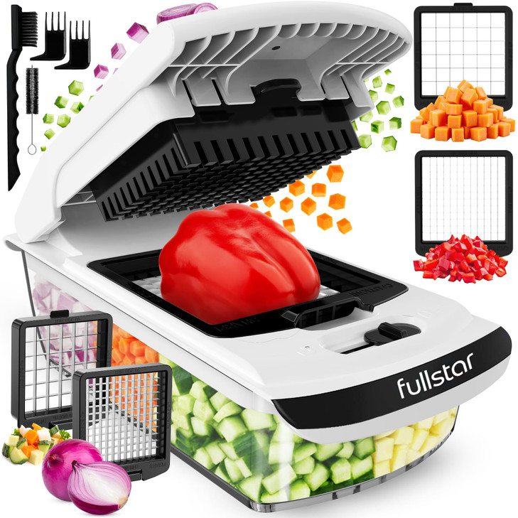 Fullstar The Original Pro Chopper - Vegetable Chopper and Dicer, Food Chopper with Container, Fruit Cutter, Kitchen Gadgets & Gifts, Home Essentials