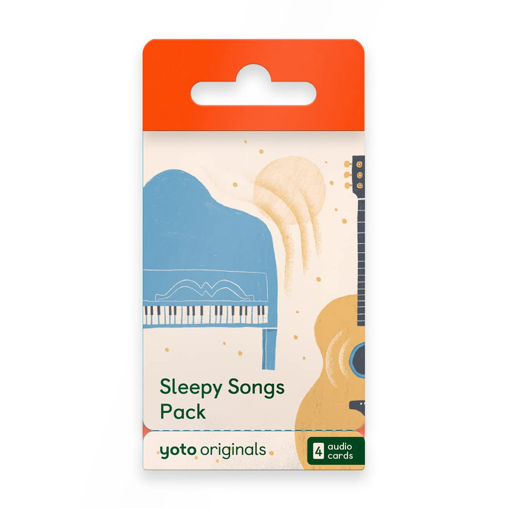 YOTO Sleepy Songs Pack  4 Kids Musical Cards for Use with Player & Mini All-in-1 Audio Device, Educational & Screen-Free Listening with Relaxing Mus