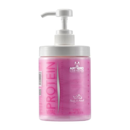 Artero Protein Vital Conditioner for Dogs and Cats  Deep Hydration and Repair with Silk Proteins  Professional Grooming Conditioner for Dry or Dama