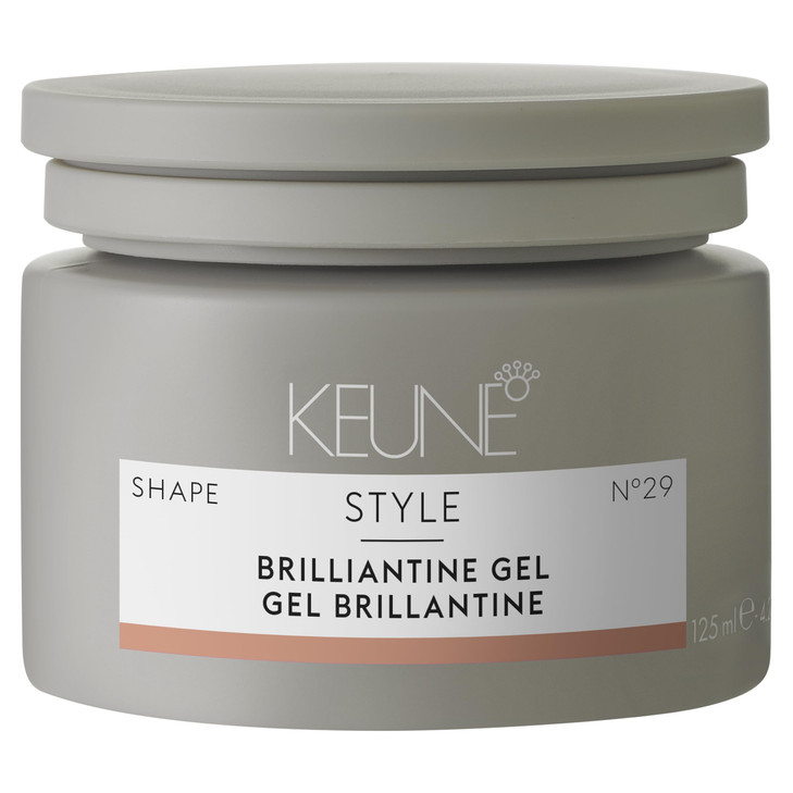 Keune Style Brilliantine Gel, Soft Hold & High Shine Styling Gel, 4.2 Fl Oz