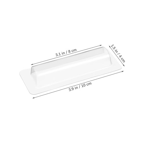 VILLCASE 40pcs Lip Balm Holder Dome: Lip Balm Pouch - Money Cash Holder - Clear Plastic Containers for Gift Card DIY Crafts