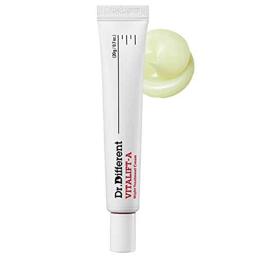 Dr.Different VITALIFT-A Retinal 0.05% - Anti-Aging And Anti-Wrinkle Night Treatment For Lifting And Firming-Face Moisturizer Cream With Vitamin A & H