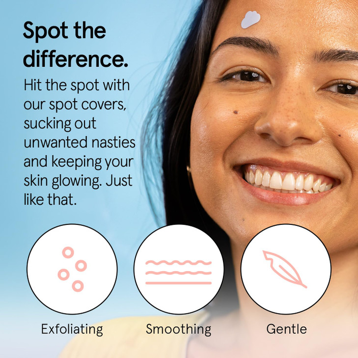 grace & stella Award Winning Pore Strip - Pimple Patches for Face - Hydrocolloid Acne Patches - Absorbs Zits, Reduces Redness - Cute Patches Dermatol