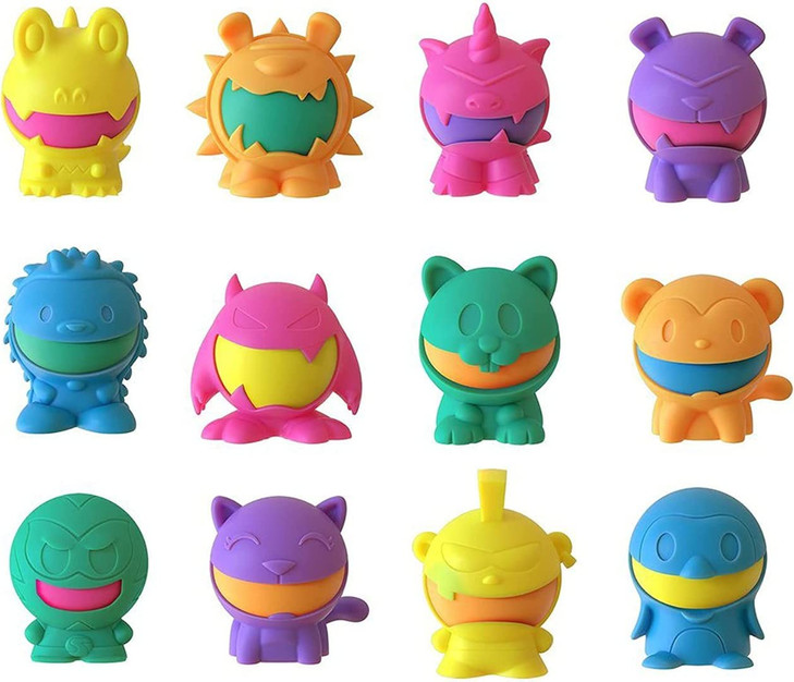 GrandeNero Squeezy, Stretchy-Dohjees Pop -Swap Teenie Nee Doh on The Inside (One Per Order)-Blind Box