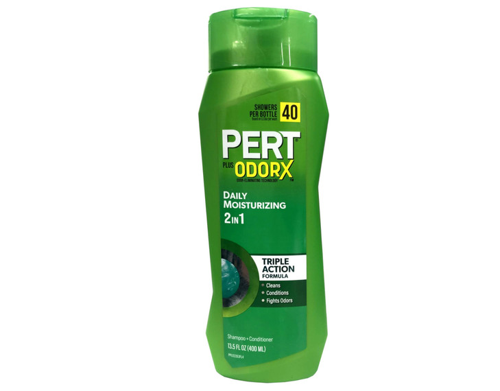 Pert Plus 2-in-1 Shampoo Plus Conditioner, Normal Hair 13.50 oz (Pack of 3)