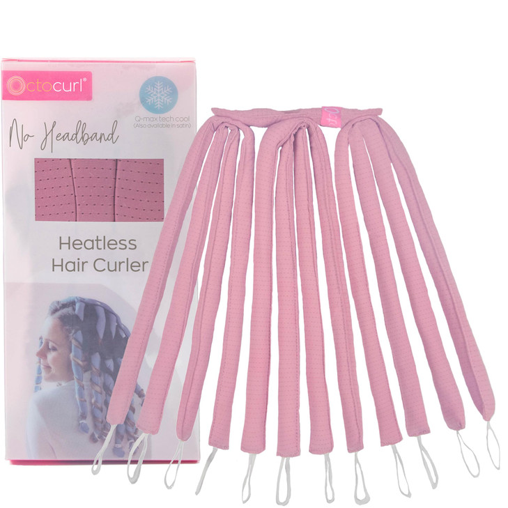 Octocurl No Headband Heatless Curlers for Medium to Thin Hair  Lightweight Curling System for Controlled, 360° Heat-Free Curls