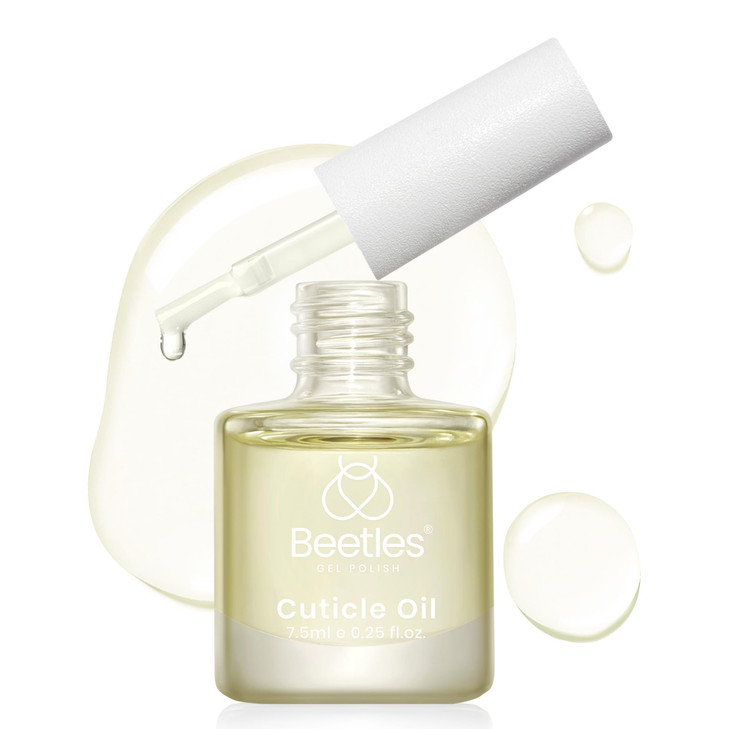 Beetles 7.5ml Cuticle Oil Nail Oil Cuticle Care for Nail, Damaged Cuticles, Stronger Nails Spa and Hand Manicure Essentials for ed Thin Nails DIY Hom