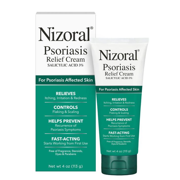 Nizoral Psoriasis Relief Cream- Relieves Itching, Irritation & Redness and Controls Flaking and Scaling with Maximum Strength Medicine (Salicylic Aci
