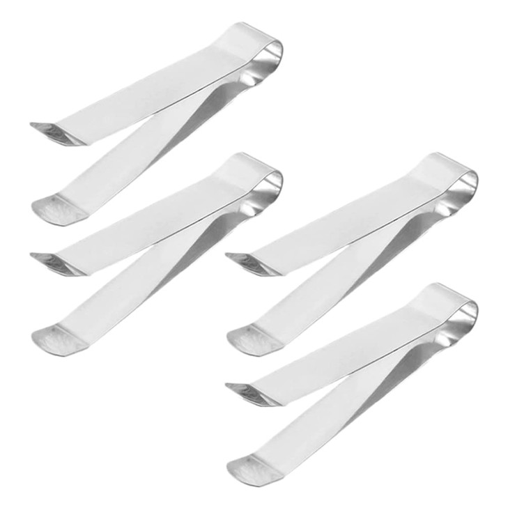 4pcs Candle Wick Trimmer Stainless Steel Wick Clipper Cutter Tongs Reaches Deep Into Candles to Cut Spent Wicks Allow Cleaner Burn and Soot Buildup
