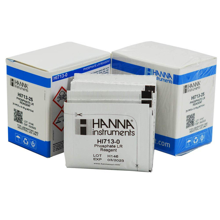 Two Pack: Hanna Instruments HI 713-25 Reagents Phosphate for HI 713 Checker HC (Total of 50 Tests)