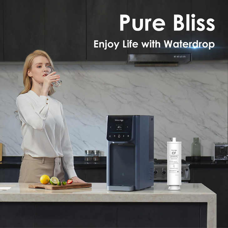 Waterdrop ??-?? Filter, Replacement for Waterdrop ?? Countertop Reverse Osmosis Hot and Cold water Dispenser, 6-month Lifetime