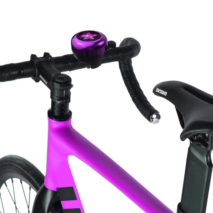 Kids Bike Bell, Aluminum Bicycle Bell for Kids Girls Toddlers Gifts, Cute Clear Sound Children's Bike Accessories Bell Ring, Adjustable Size Lovely B