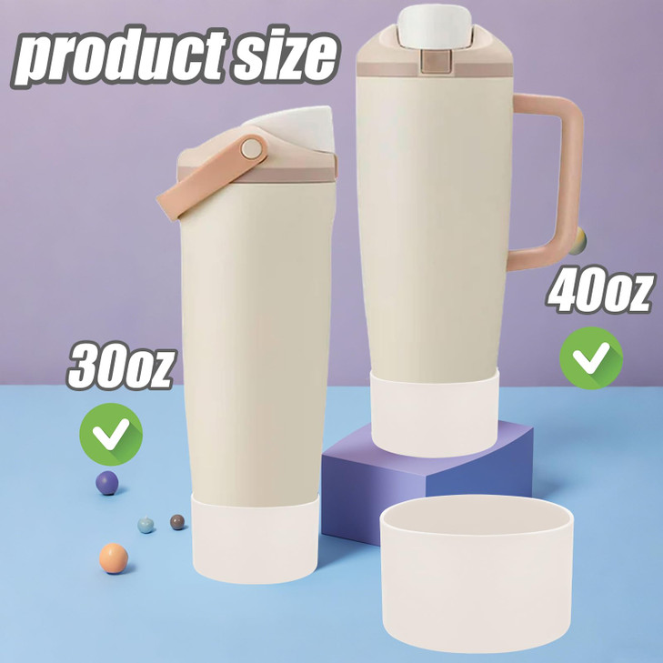 Mity rain 2PCS Protective Silicone Boots for Owala 30oz & 40oz FreeSip Sway Bottles & Tumblers - Accessories for owala, Enhances Stability & Prevents