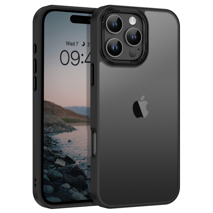 BENTOBEN Compatible with iPhone 16 Pro Case, for iPhone 16 Pro Phone Case, Slim Fit Translucent Matte Design Shockproof Bumper Protective Drop Protec