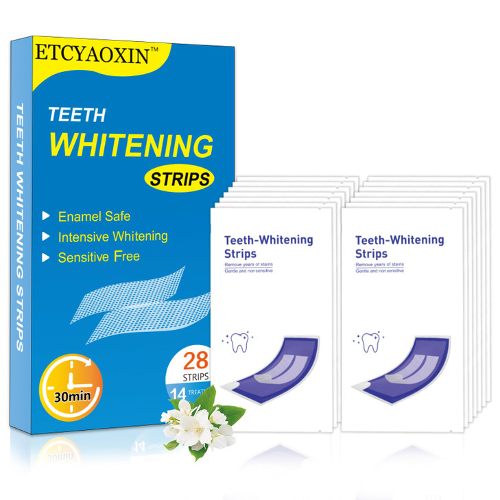 14 Day Teeth Whitening Strips,Treatments Teeth Whitening Kit?Sensitive Teeth Whitening Strips?Enamel Safe Tooth Whitening Strips?Deep Stains Removal