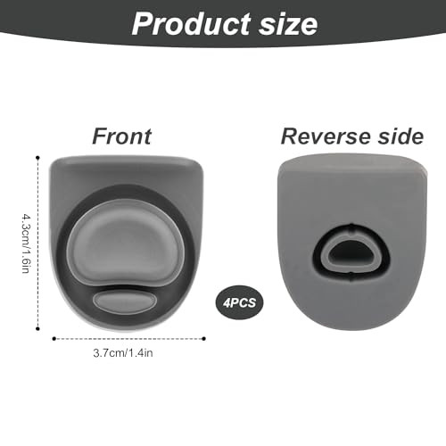 4pcs Replacement Stopper Compatible with Owala FreeSip 24oz 32oz, Water Bottle Top Lid Gasket for Owala 16/19/24/32/40oz Seal Bottle Cap Mouth Stoppe
