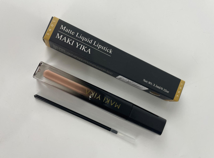 MAKI YIKA Nude Lipstick for Women Colorstay Long Lasting Brown Lipstick Matte Liquid Lipstick Transferproof Cruelty-Free Lip Color, Latte Nude