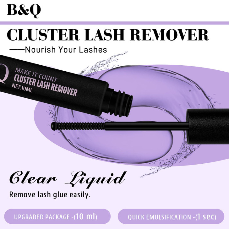 B&Qaugen B&Q Lash Remover for Lash Clusters 10 ML Lash Cluster Remover Cluster Lash Remover Cluster Lash Bond Remover Lash Adhesive Remover Lash Glue