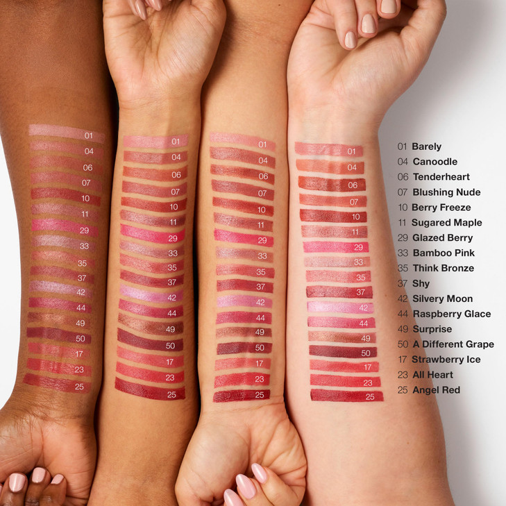 Clinique Dramatically Different Lipstick Shaping Lip Colour | Long Lasting, Moisturizing + Hydrating, Raspberry Glace, 1 Count