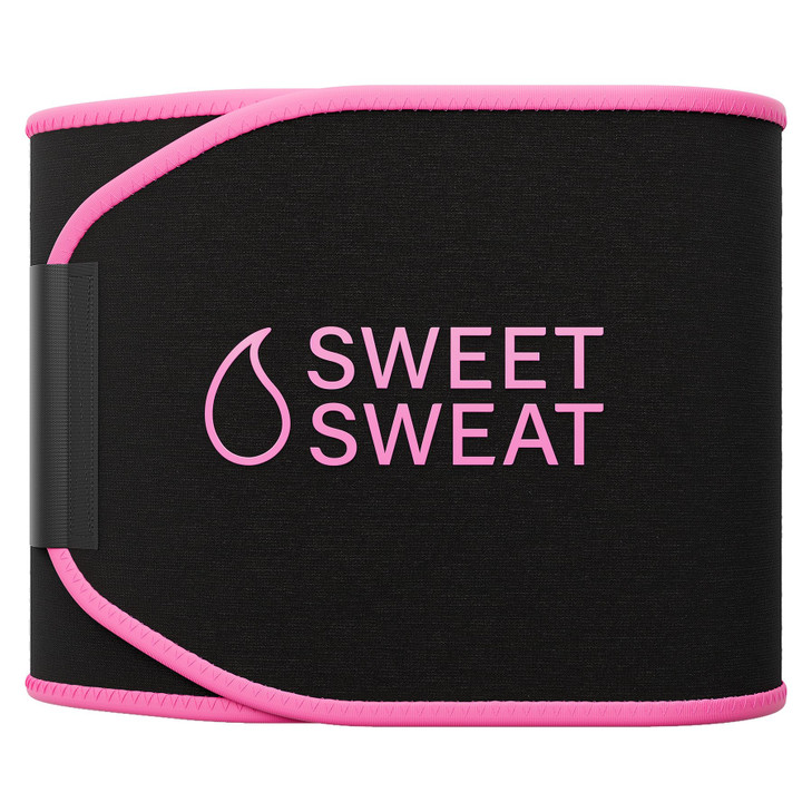 Sports Research Sweet Sweat Waist Trimmer (Core Series) - Premium Sweat Enhancing Fitness Band for Women & Men - Adjustable Fit · Latex-Free Neoprene