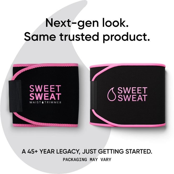 Sports Research Sweet Sweat Waist Trimmer (Core Series) - Premium Sweat Enhancing Fitness Band for Women & Men - Adjustable Fit · Latex-Free Neoprene