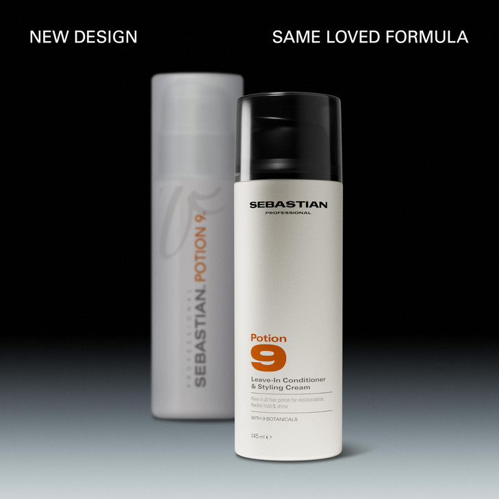 Sebastian Professional Potion 9 Leave-In Conditioner & Styling Cream | Flexible Hold and Shine | 4.9 Fl Oz (Pack of 1)