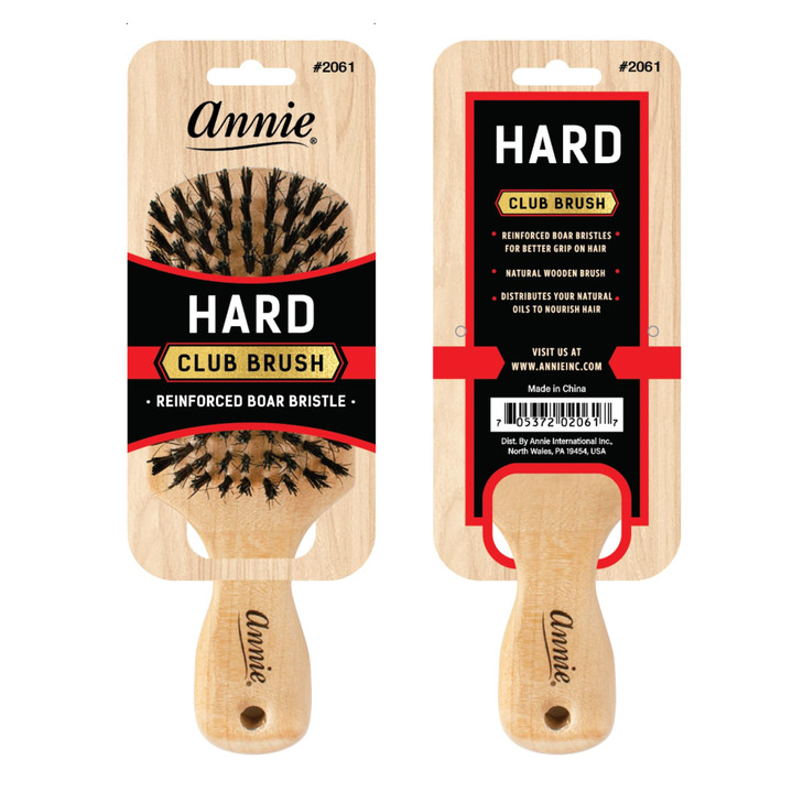 Annie Hard Club Brush Boar & Nylon Bristle