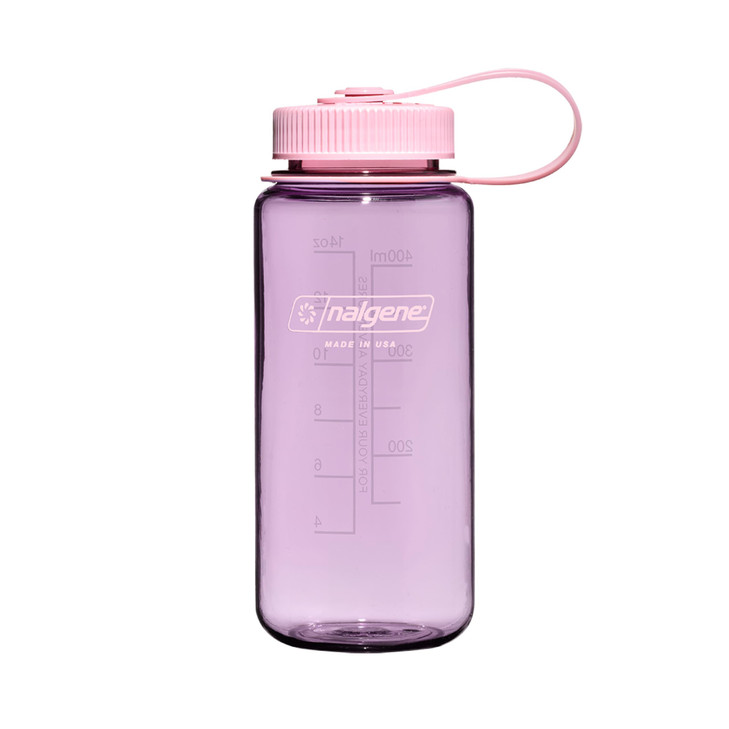 Nalgene 16 oz Wide Mouth Water Bottle | BPA-Free, Durable & Leak Proof, Lightweight Travel Bottle, Fits In Cupholders, Cherry Blossom