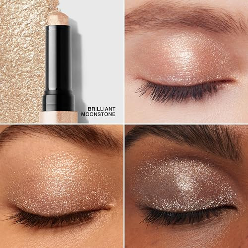 Bobbi Brown Crystal Eyes Shadow Stick | Water-Based Gel Sparkle Eyeshadow | Buildable Shimmer Eye Shadow Stick that Wears for 12 Hours, Brilliant Moo