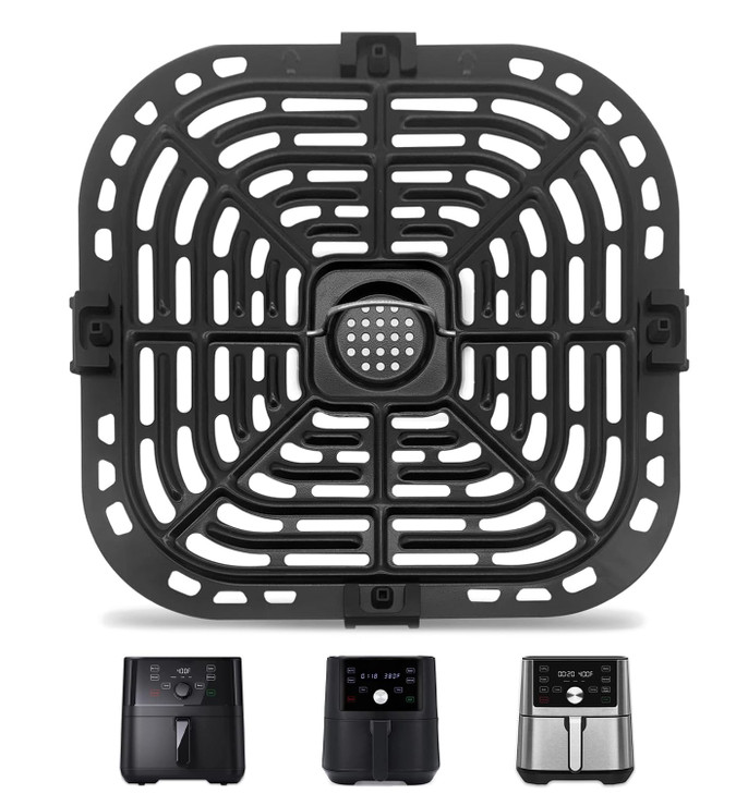 Air Fryer Replacement Tray for Instant Pot Vortex 6 in 1 6 QT Gourmia GAF685 GAF735 6 QT, Original Air Fryer Accessories Grill Pan Plate Crisper Plat