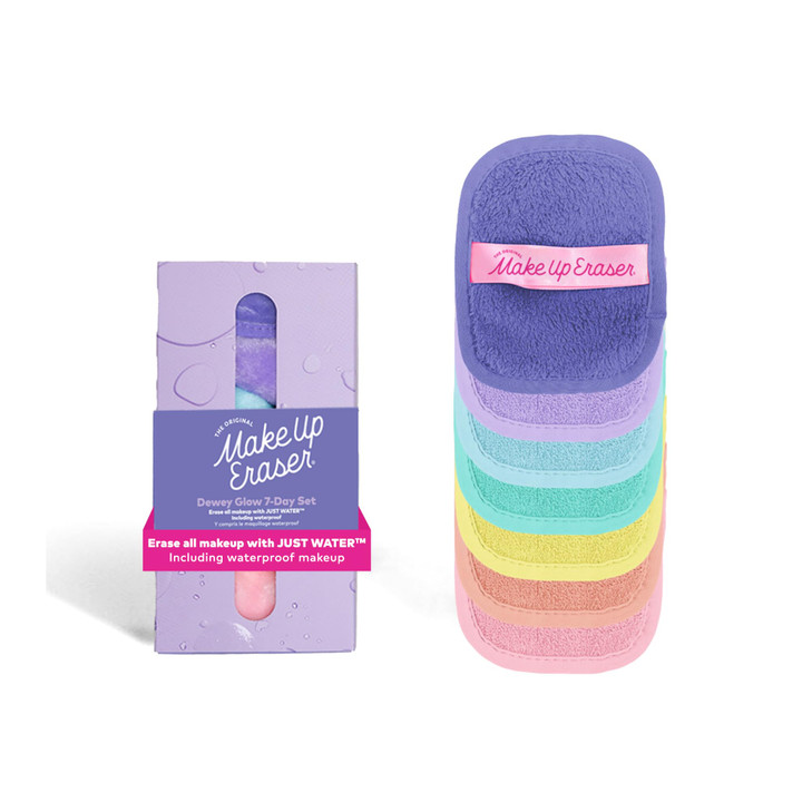 The Original MakeUp Eraser 7-Day Set, Erase All Makeup with Just Water, Including Waterproof Mascara, Eyeliner, Foundation, Lipstick, Sunscreen, and