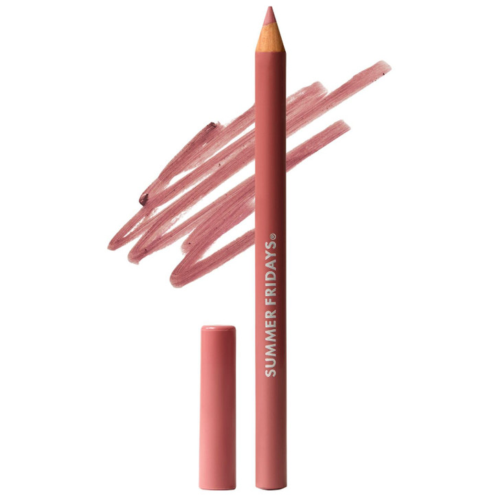 Summer Fridays SoftLine Lip Liner Pencil - Creamy, Long-Lasting Matte Lip Pencil for Sculpted Definition - Skin Care Infused Makeup with Hyaluronic F