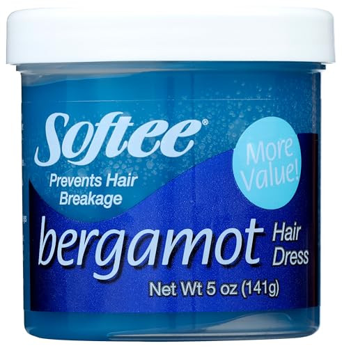 Softee Bergamot Hair Dressing Product, Blue, 5 Ounce